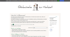 Desktop Screenshot of glueckwuensche-zur-hochzeit.info